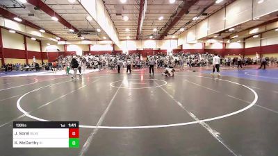 138 lbs Round Of 16 - Jackson Sorel, Silverback Wrestling Club vs Kyle McCarthy, RI