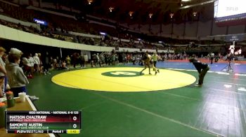 National 6-8 125 Quarterfinal - Matson Chaltraw, Smithfield Youth Wrestling vs Samonte Austin, Warmup Gang Wrestling Club