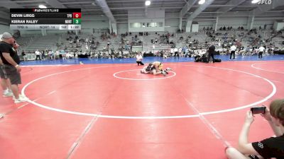 138 lbs Rr Rnd 2 - Devin Lirgg, Terps PitBull HS vs Kieran Raley, North Hunterdon Wrestling Club