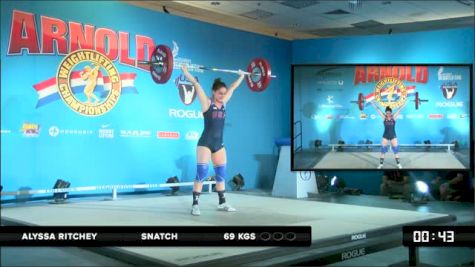 Samantha Lower Snatch 1 69 kgs