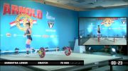 Samantha Lower Snatch 2 73 kgs