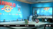 Mary Peck Snatch 3 90 kgs