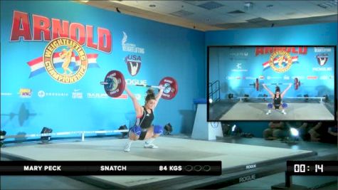 Mary Peck Snatch 1 84 kgs