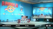 Leslie Mayville Snatch 1 76 kgs