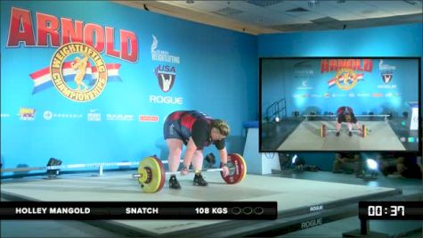 Holley Mangold Snatch 3 108 kgs