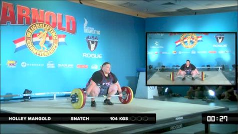 Holley Mangld Snatch 2 104 kgs
