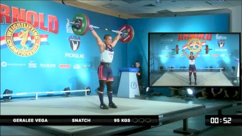 Geralee Vega Snatch 3 95 kgs