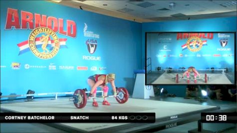 Cortney Batchelor Snatch 3 84 kgs