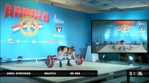 Ariel Stephens Snatch 2 89 kgs