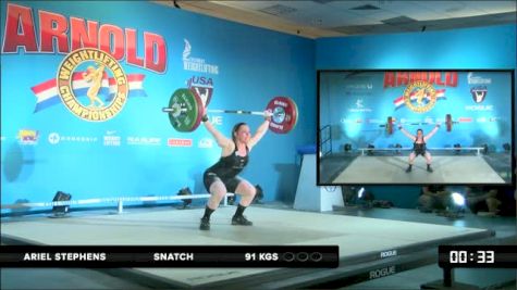 Ariel Stephens Snatch 3 91 kgs