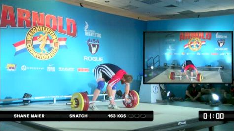 Shane Maier Snatch 2 163 kgs