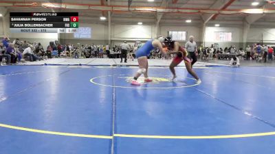 170 lbs Champ. Round 2 - Savannah Person, Big Walnut vs Julia Bollenbacher, Findlay High School