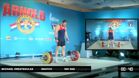 Michael Kreatsoulas Snatch 160 kgs