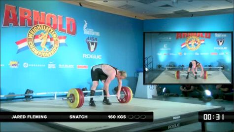 Jared Fleming Snatch 1 160 kgs