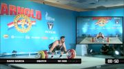 DAvid Garcia Snatch 161 kgs