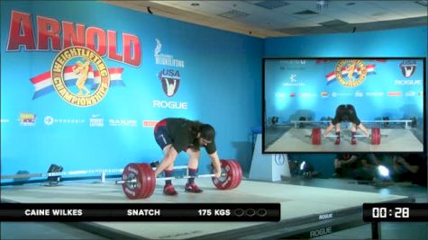 Caine Wilkes Snatch 175 kgs