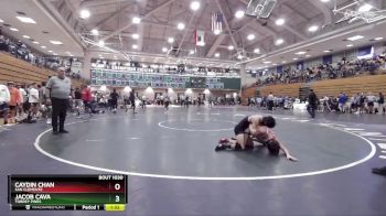 106 lbs Semifinal - Caydin Chan, San Clemente vs Jacob Cava, Torrey Pines