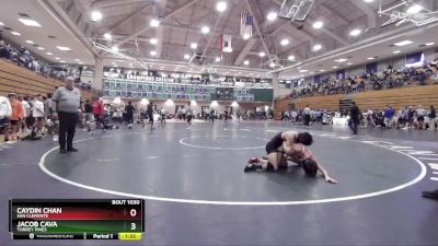 106 lbs Semifinal - Caydin Chan, San Clemente vs Jacob Cava, Torrey Pines