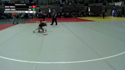 88 lbs Quarterfinals (8 Team) - Beau Small, St. Charles vs Henry Seidl, ANML
