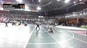 120 lbs Champ. Round 1 - Dominic Ojeda, Hillsboro vs Dylan Dottaviano, Bishop Kelly