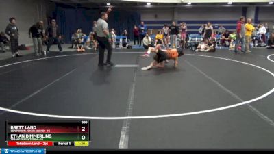 100 lbs Finals (2 Team) - Brett Land, Centurion Joker Squad vs Ethan Dimmerling, Team Germantown