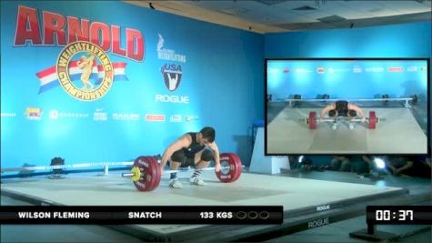 Wilson Fleming Snatch 133 kgs