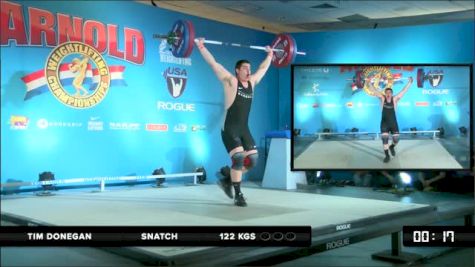 Tim Donegan Snatch 122 kgs