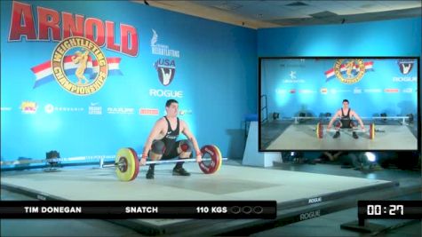 Tim Donegan Snatch 110 kgs