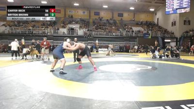 285 lbs Consi Of 16 #1 - Carter Beck, The Boys Latin School Of MD vs Bryton Brown, Our Lady Of Good Counsel