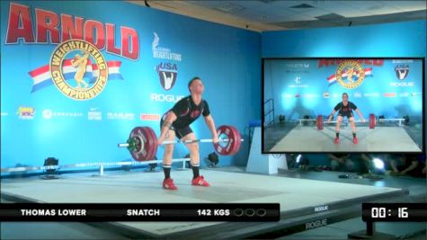 Thomas Lower Snatch 142 kgs 3