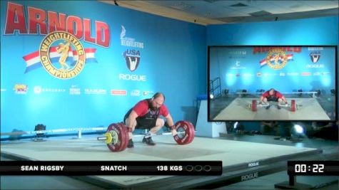 Sean Rigsby Snatch 138 kgs