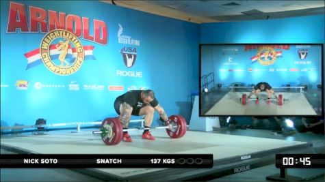 Nick Soto Snatch 137 kgs