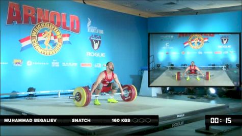 Muhammad Begaliev Snatch 160 kgs