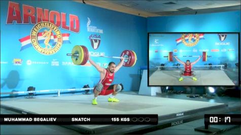 Muhammad Begaliev Snatch 2 155 kgs