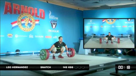 Leo Hernandez Snatch 145 kgs