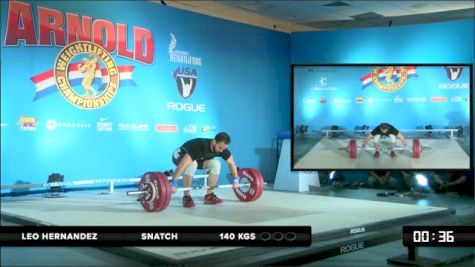 Leo Hernandez Snatch 140 kgs