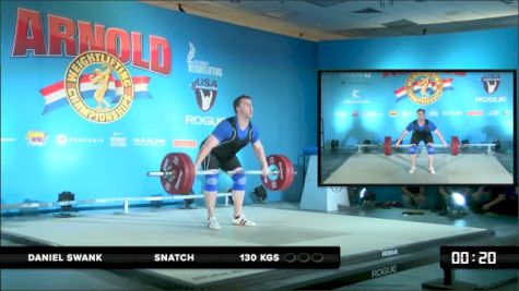 Daniel Swank Snatch 130 kgs