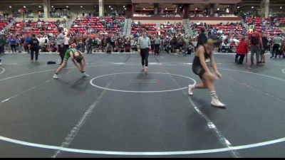 115 lbs Cons. Round 1 - Kaycin Lawson, Excelsior Springs Youth Wrestl vs Elijah Ball, Derby Wrestling Club