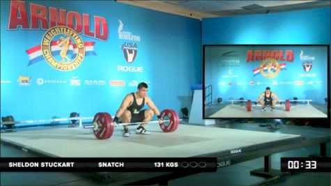 Sheldon Stuckart Snatch 131 kgs
