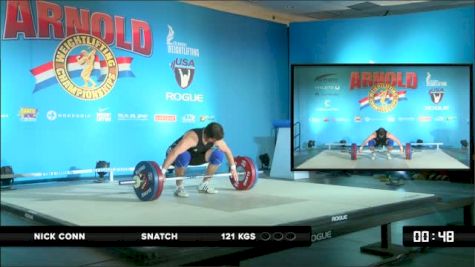 Nick Conn Snatch 121 kgs