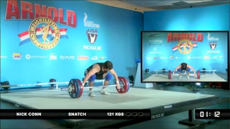 Nick Conn Snatch 121 kgs 2