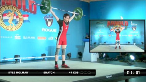 Kyle Holman Snatch 47 kgs