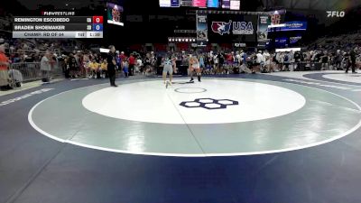 150 lbs Champ. Rd Of 64 - Remington Escobedo, CA vs Braden Shoemaker, SD