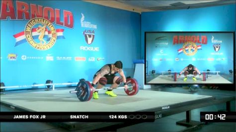 James Fox Jr Snatch 124 kgs