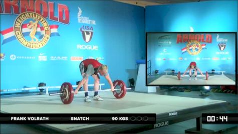 Frank Volrath Snatch 90 kgs