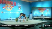 Eli Wilson-Brown Snatch 50 kgs