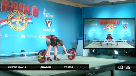 Curtis Davis Snatch 78 kgs