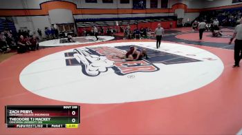 174 lbs Cons. Round 2 - Zach Pribyl, Concordia College (Moorhead) vs Theodore TJ Mackey, Concordia University (WI)