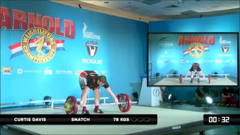 Curtis Davis Snatch 78 kgs 2