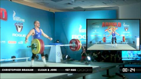 Christopher Branam CJ 157 kgs